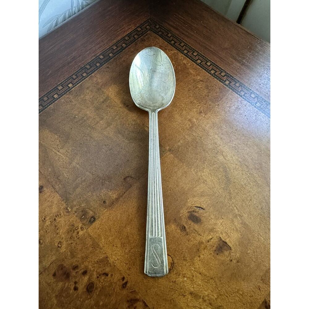 Vintage International Silver Co. HOTEL STATLER Demitasse Souvenir Spoon